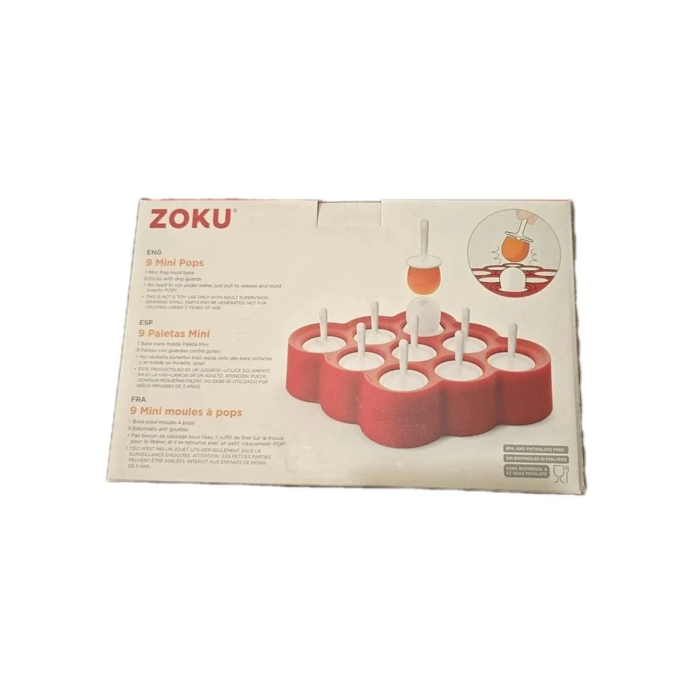 Zoku Mini Ice Pop Molds ice cream cute htf Homemade Popsicles New
